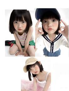 Fashionable Short Bob Hair Wig Full Head Cover Kid's Styling Hair Short Wig Cover - Black Brown - View 6