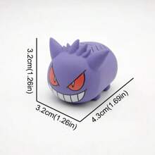 pokemon 6pcs Cartoon Mini Anime Character Desktop Decor, Desktop Decorative Doll, Anime Collection Model, Figurine Collection, Model Doll, Suitable As Birthday Gift, Holiday Gift