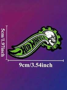 Hot Wheels Stylish Hot Wheels Wave Logo Sticker,Cars Decal For Car Body,Window, Bumper,Trunk, Motorcycle & Helmet,Racing Decal,Personalize Your Auto Car For Man,Car Decoration