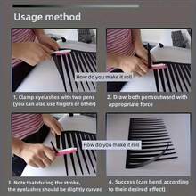 汽车睫毛 汽车假睫毛 汽车贴纸 汽车大灯眉贴 2片装 - 彩色 - 查看 8