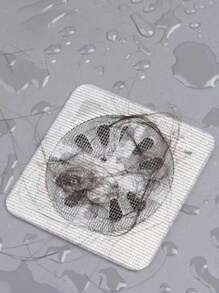 10pcs Disposable Drain Filter, Disposable Kitchen Drain Cover Anti-Clogging Anti-Bug Drain Sticker