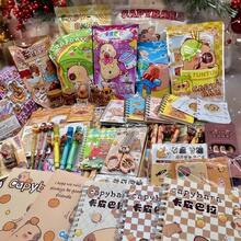 Limited Time Offer! 12pcs Capybara Surprise Mystery Bag, Includes Erasers, Highlighters, Stickers, Pens, Stress Relief Gifts, Back To School Stationery Blind Box, Graduation Gifts, Bullet Journal Decorations. Combo Packs Available In 8pcs/6pcs/5pcs/2pcs/1pc. (The Packaging Design Is Random, And The Contents Inside The Blind Bag Are Also Randomly Assorted Capybara Products, So The Total Weight May Vary.) - Multicolor Capybara - View 7