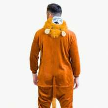 nerd hunters Adult Kigurumi Pajamas Plush Unisex Cosplay Costume Lion - Brown - View 7