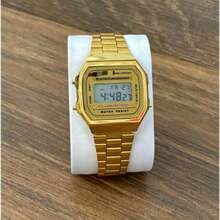 Reloj Digital Vintaje Oro - Dorado - Ver 7