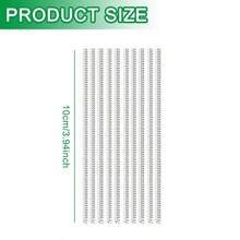 3/5/10 Pcs Ring Size Adjuster Tool Invisible Spiral Invisible Ring Sizer For Women Adjustable Transparent Spring Ring Sizer - White - View 2