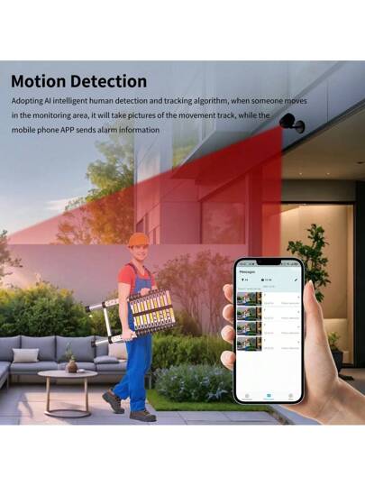 Mini Security Camera, 1080P WiFi Camera (2.4G Only) Indoor Outdoor Night Vision, Motion Detection, Cloud SD Storage, APP Remote Control, Home Baby Pet Surveillance view 9