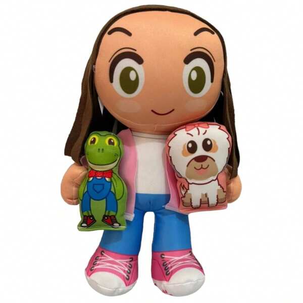 Lara Campos Rhene y Galleta peluche 26 cm muñeco suave y divertido regalo para niños accesorios de juego colección y decoración