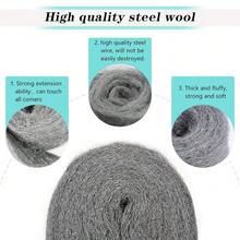 3m Roll Steel Wool Mice Hardware Cloth - 0000 Coarse Wire Wool Gaps Blocker, Hole DIY Fill Fabric Kit Can Stop Rats, Insect, Pest - Grey - View 5