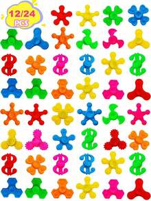 36 件/24 件/12 件/6 件迷你手指陀螺玩具、缓解压力感官玩具、派对礼品、节日礼物（随机）