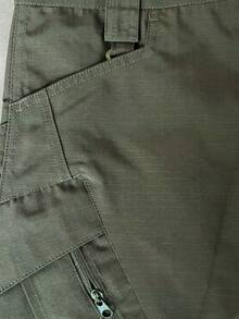 Men's Tactical Pants With Multiple Pockets, Waterproof Casual Pants, Wear-Resistant, Multiple Pockets - Verde - Ver 11