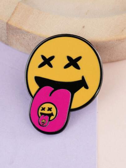 Thè lưỡi, Huy hiệu mặt cười, Ghim biểu cảm nheo mắt, Ghim tráng men biểu cảm dễ thương và hài hước, Quà tặng lý tưởng cho các lễ hội, sự kiện và nhà sưu tập, Quà tặng sáng tạo và thời trang hoàn hảo Ba lô cho trường học Phụ kiện văn phòng Áo sơ mi Áo khoác Trang sức Giáng sinh Halloween Phụ kiện thu đông, Thích hợp cho thanh thiếu niên, Thanh niên, Nam giới, Thường ngày, Ngoài trời, Thể thao, Kỳ nghỉ, Quà tặng tốt nghiệp, Sinh nhật, Ghim quần áo mặc hàng ngày Quà tặng giáo viên Quà tặng nam Ghim túi