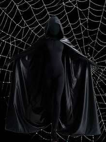 2pcs Invisibility Cloak Costume Cosplay Invisibility Man Adult Tight-Fitting Clothes Stage Performance Costumes Paired With Long Capes And Cloaks, Festival Costume Props