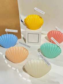 3D Muschelform Wachs Kerze Silikon Form, DIY Muschel Gips Epoxidharz Tropf-Flüssigseife Form, Heimtischdekoration