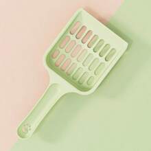 1 件宠物猫砂铲，新款时尚糖果色手柄迷你猫砂盆清洁器，猫咪清洁用品