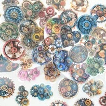 50 Piezas Pegatinas Transparentes Estilo Medieval, Pegatinas Vintage, Pegatinas Estéticas, Pegatinas de Coche, Pegatinas de Arte, Pegatinas de Dibujos Animados, Pegatinas de Vinilo Resistentes al Agua para Botellas de Agua, Hidrofrascos, Guitarras, Equipaje, Teléfonos, Estuches, Portátiles, Patinetas, Regalo