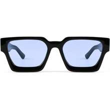 Square Men Women Fashion Thick Rectangle Glasses Shades Designer Style - Biru - View 3