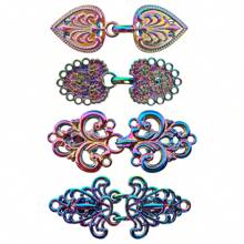 1/3Pcs Retro Sweater Swirl Clip Cape Cloak Clips Cardigan Brooches Pins Shawl Collar Clasp Dress Shirt Brooch Clip Jewelry For Women, New Year's Gifts, Valentine's Day Gifts, Women's Gifts