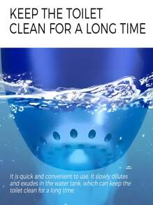 Rose-Shaped Toilet Cleaner, Toilet Bowl Cleaning Liquid, Automatic Toilet Cleaner, Bathroom Freshener, Toilet Odor & Urine Stain Remover, Toilet Deodorizer, Eliminates Odor, Suitable For Bathroom/Toilet/Washroom/Waiting Room/Home/Hotel