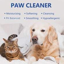 100 ml Nettoyant pour les pattes des chiens et chats - Permet un nettoyage sans eau avec une formule de nettoyage et de nutrition douce, convient aux chiots, chatons et tous les animaux de compagnie comme désodorisant rafraîchissant - Un produit d'hygiène essentiel pour animaux de compagnie hydratant.