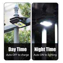 1PC Solar Light, Outdoor Clip Motion Sensor Light, Wall Light, 3 Modes Security Light For Fence, Deck, Wall, Garage, Patio