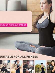 1pc Women Sports Waist Trainer Vest With Zipper Compression Bustier Shapewear, Adjustable Shoulder Strap Exercise Waist Belt Suitable For Workout Home Sports And Walk