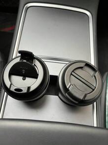 1/2m Double Layer Stainless Steel Coffee Mug Cup Water Bottle Office Tumbler Car Cup, 350ml (12oz), 1 Piece Back To School
