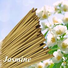 Jasmin Aroma Räucherstäbchen, geeignet für Yoga, Meditation, Heimdekoration, Wohnzimmer, Büro, Sommerfraganz, Lufterfrischung
