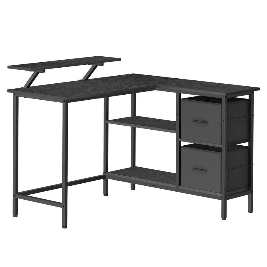 Office Desk - 黑色 - 查看 1
