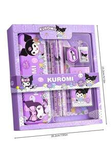 Sanrio Conjunto de Caixa de Presente de Papelaria Sanrio, Material Escolar My Melody, Lápis, Borrachas, Presente Ideal de Aniversário/Volta às Aulas para Crianças, Presente Surpresa