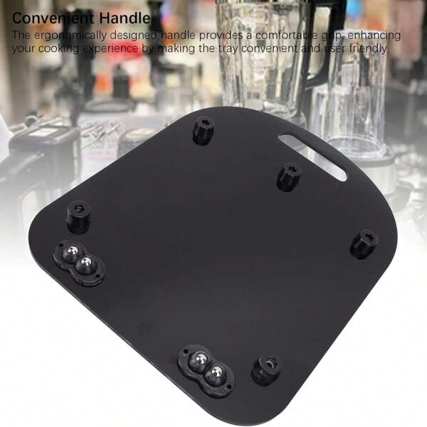 1 pièce Planche à roulettes épaisse et haute qualité de 5 pieds, convient pour le robot multifonction Thermomix TM5, TM6 et TM31. Planche de 8 mm d'épaisseur avec roulettes pour un glissement facile, 5 patins antidérapants pour plus de stabilité. Accessoire de cuisine haut de gamme.