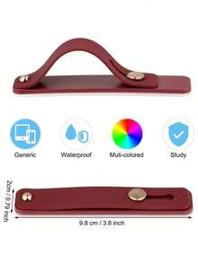 3-Color Silicone Phone Ring Holder With Push-Pull Back Sticker & Slouchy Bracket Compatible With IPhone, Android Phone, Gift For Birthday, Family, Friends Push-Pull Phone Grip, Phone Holder, Phone Accessories - Multicolor - View 4