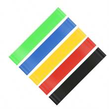 1pc/5pcsDifferent Resistance Bands Yoga Band Fitness Exercise Training Hip Tension Band Leg Squat Dance Elastic Loop Stretch Band, Gym,Sport, Gym, Home Exercise, Strap Gym, Resistance Bands