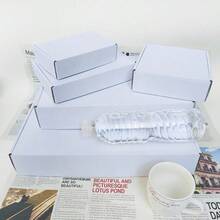 10 pezzi Scatole di cartone ondulato bianche spesse, in varie dimensioni disponibili, scatole per spedizione, imballaggio per corriere, scatole per confezioni, scatole regalo, scatole di cartone ondulato