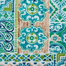Spanish Tile Print - Mantel de Vinilo Multiusos con Respaldo de Franela, Rectangular, 60 x 102, azulejo español - Azulejo español - Ver 7