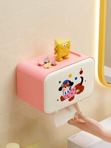 Boîte à mouchoirs murale DIY pour salle de bain, économisant l'espace, imperméable, anti-humidité, support de mouchoirs fait main