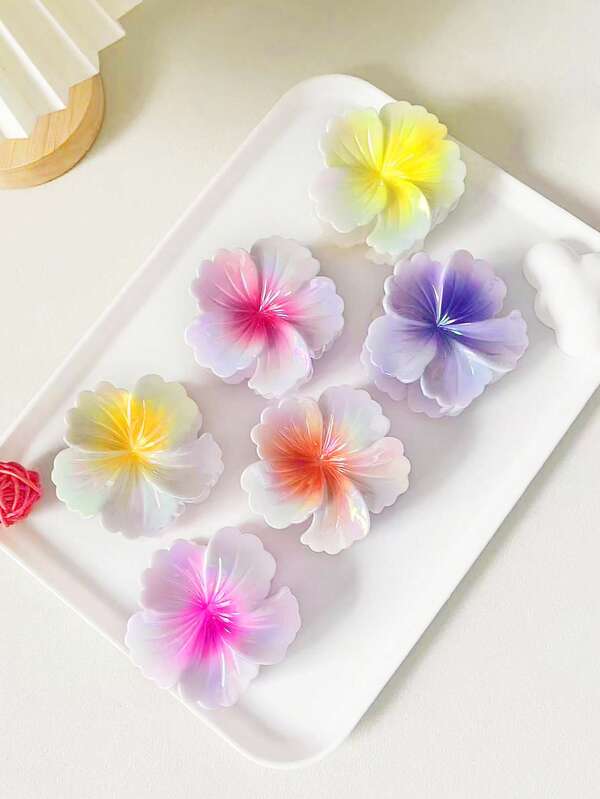 6 Pcs/Set Spiral Shell Hair Clips, Hawaiian Style Beachy Hair Clips, Essential Accessory For Summer