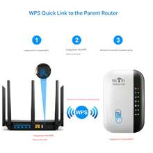 Nuevo modelo 2026 de amplificador de señal WiFi/extensor de señal inalámbrica/amplificador de red, router doméstico, cubre un área de hasta 5000 pies cuadrados, puede conectar aproximadamente 50 dispositivos, extensor WiFi, repetidor inalámbrico, amplificador de largo alcance con puerto Ethernet. caliente - Negro clásico - Ver 9