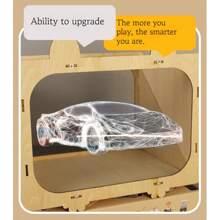 1 Stück 3D Holografischer Projektor - Bildungswissenschaftliches Werkzeug - DIY Bastel Material - Kinder Wissenschafts Bastelset - Realistischer Wissenschaftseffekt - Perfektes Geschenk - Geburtstagsgeschenk - Ideales Geschenk - Überraschungsgeschenk - Feriengeschenk - Saisonales Geschenk - Halloween Geschenk - Geschenk - Spielzeug - Exquisites Geschenk