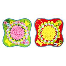 New Cat/Dog Lover Gift And Dog/Cat Mom Love Pet Treat Dispensing Snuffle Mat, Multi-Colored, Interactive Smell Training Pad For Dog Lover And Dog Mom Loves, Small Animals (Hamsters, Rabbits, Ferrets, Cat Lover And Cat Mom Loves)