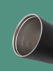1/2m Double Layer Stainless Steel Coffee Mug Cup Water Bottle Office Tumbler Car Cup, 350ml (12oz), 1 Piece Back To School