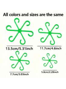 4/8/16pcs Garden Assistance Tree Branch Ties, Plant Vine Fixator, Plant Stem Clip, Plant Trellis, Plant Support Rods, Green Plant Fixator, Flower Hydroponics Folding Fixation Support