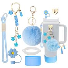 Stanley-Cup-Dekorationszubehör, 8–9 mm Strohhalmverschluss, Silikonstiefel 30 40 oz, kompatibel mit Stanley Cup, Weihnachtsgeschenk für Mädchen, DIY-Geschenk, kreative Dekoration, Thanksgiving-Dekoration, Geschenk-Dekoration für Freunde, Weihnachtsparty-Dekoration, Stanley-Zubehör, Weihnachtsbecher, Schulanfangsbedarf