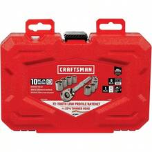 CRAFTSMAN - Juego de herramientas mecánicas,étrico, unidad de 3/8 pulgadas, 10 piezas (CMMT34564) B0HA - NUEVO MM, 3/8 pulgadas - Ver 5