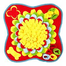 New Cat/Dog Lover Gift And Dog/Cat Mom Love Pet Treat Dispensing Snuffle Mat, Multi-Colored, Interactive Smell Training Pad For Dog Lover And Dog Mom Loves, Small Animals (Hamsters, Rabbits, Ferrets, Cat Lover And Cat Mom Loves)