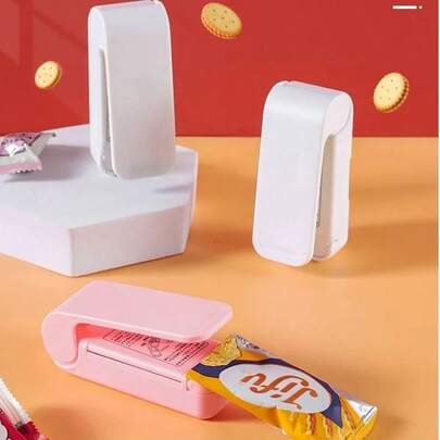 Mini Máquina Seladora Plástico Embalagem Pilha Lacra E Fecha Ímã de Geladeira