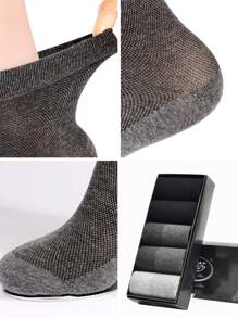 1/5/10/15/20 pares de calcetines de verano finos y transpirables de malla para hombre y mujer talla grande, calcetines de talla plus de verano, medias de red y medias de seda, otoño