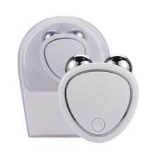 Masajeador Facial, Máquina para Reducir las Arrugas, Dispositivo de Estiramiento Facial de Microcorriente para Frente, la Cara y el Cuerpo,dispositivo de rejuvenecimiento facial con Microcorriente | Reductor de arrugas | Lifting facial | Ejercita rostro,masajeador facial,skindion,skindion facial original,microcorriente facial,masajeador facial electrico,rodillo facial,masaje facial - Blanco - Ver 2