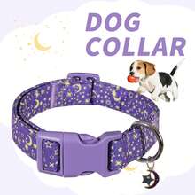 1pc Stars, Moon, Cat & Dog Collar
