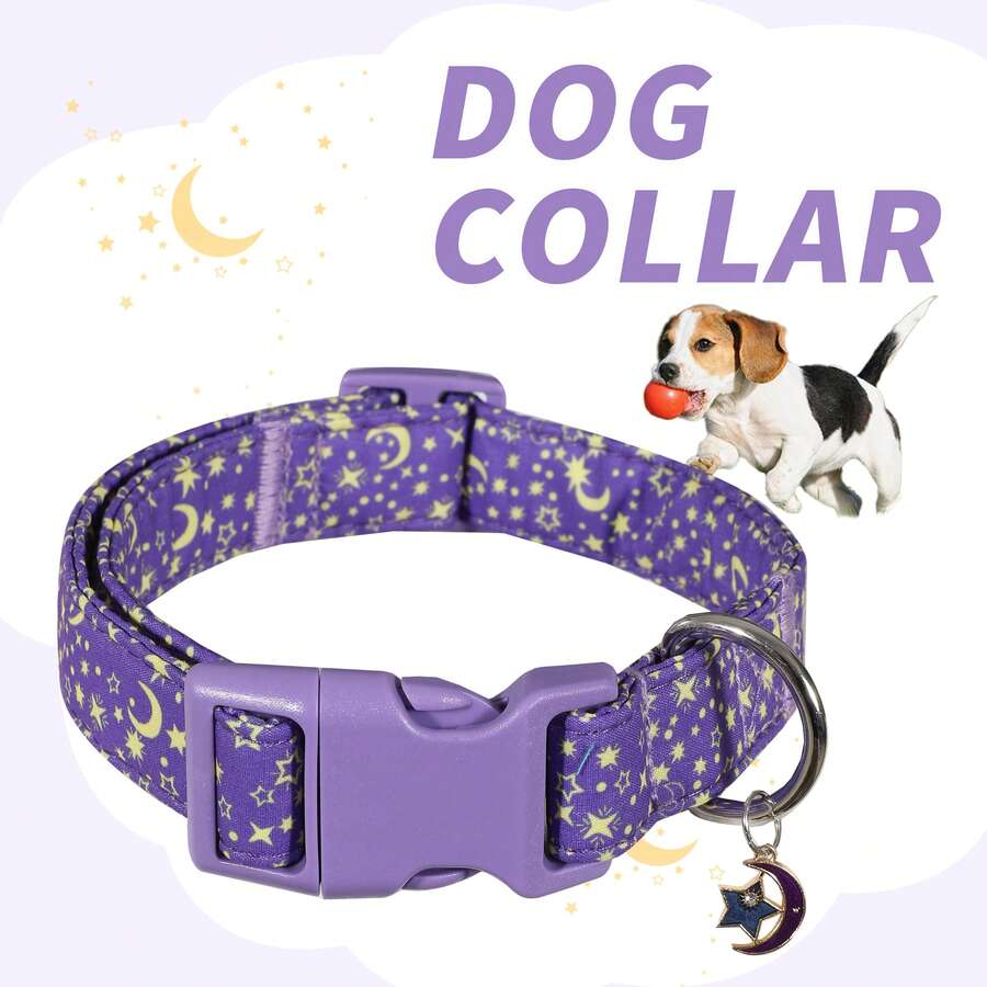 1pc Stars, Moon, Cat & Dog Collar