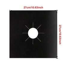 1 pieza Protector no adherente para la tapa de la cocina de gas, anillo sellante reutilizable y lavable para tapa de cocina de gas, protector de superficie de cocina, utensilios de cocina, suministros ideales para el hogar